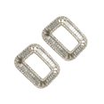 thumbnail image 1 of kurtrusly 2x Rhinestone Crystal Shoes Buckle Clips Decoration Bridal for Shoes Wedding Style A 1Set, 1 of 6