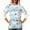 #211-Multicolor, variant on Haivin Womens Short Sleeve V-Neck Shirt with Two Pockets, Professional Work Uniform Top for Christmas, Hospital, and Clinic