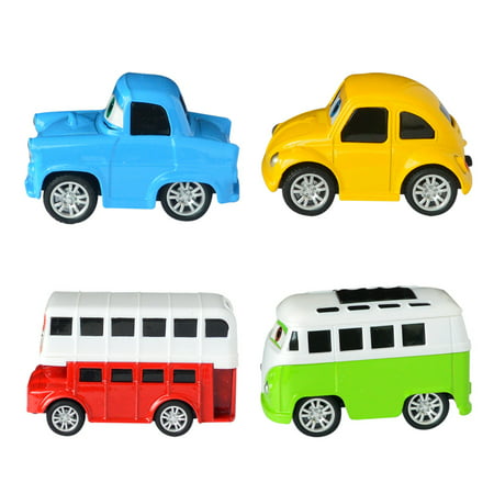 Children Educational 2019 hotsales Cartoon Alloy Friction Simulation Toy Car