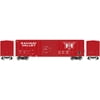 Athearn N Scale 50' FMC 5347 Box Car Rahway Valley/RV (Red/White) #1017