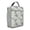 Houndstooth Plaid With, variant on Botanical Insulated Lunch Box Student Reusable Lunch Bag with Water Bottle Holder Portable Lunch Bag Work Travel