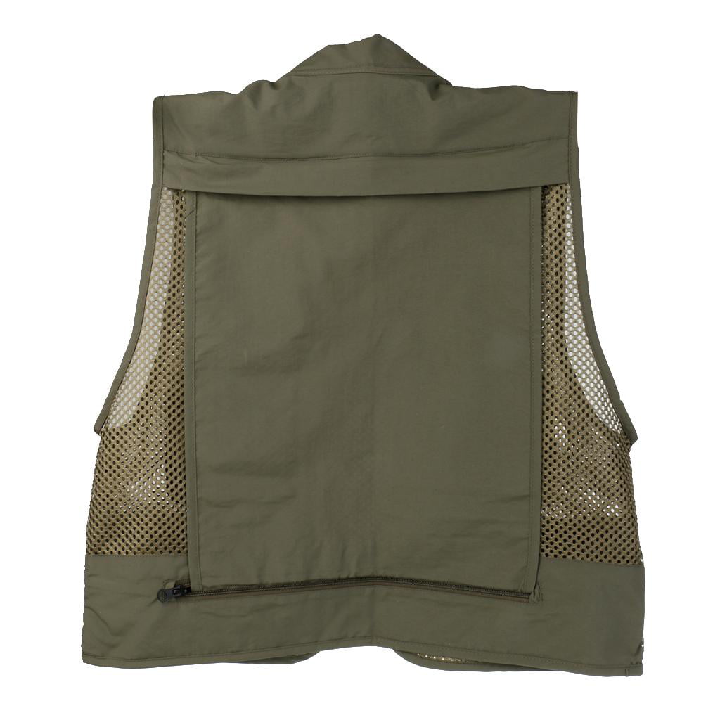 Multi Pockets Fishing Vest Outdoor Hunting Waistcoat Travel Photography Jacket