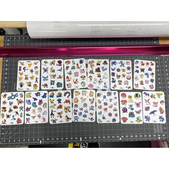 Sticker Pack Set of 13 Sticker Sheets Gaming Stickers