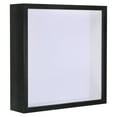 thumbnail image 1 of Unique Bargains 8x8 Shadow Box Frame Wooden Dried Flower Display Stand Floating Photo Frame Black, 1 of 7