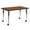 Oak, variant on Emma + Oliver Mobile 24x60 Oak HP Laminate Adjustable Activity Table