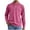 Pink, variant on Ohufall Men's Pullover Long Sleeve Shirts Fashionable Casual Solid Color Button Lapel Shirts Summer Loose Comfy Ourdoor Daily Long-Sleeve Tops
