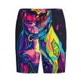 thumbnail image 6 of Daiia Neon Pop Art Pitbull Mens Woven Stretch Pajama Short,Short Pajama Pants-Large, 6 of 7