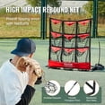 thumbnail image 3 of VEVOR 9 Hole Baseball Net, 49"x42" Softball Baseball Training Equipment for Hitting Pitching Practice, Portable Quick Assembly Trainer Aid with Carry Bag, Strike Zone, Ground Stakes, for Youth Adults, 3 of 9