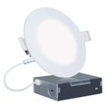 thumbnail image 1 of INFIBRITE 4 Inch 4000K Cool White 9W 750LM Thin LED Ceiling Light Kit, Dimmable, Wet Rated, 1 of 4