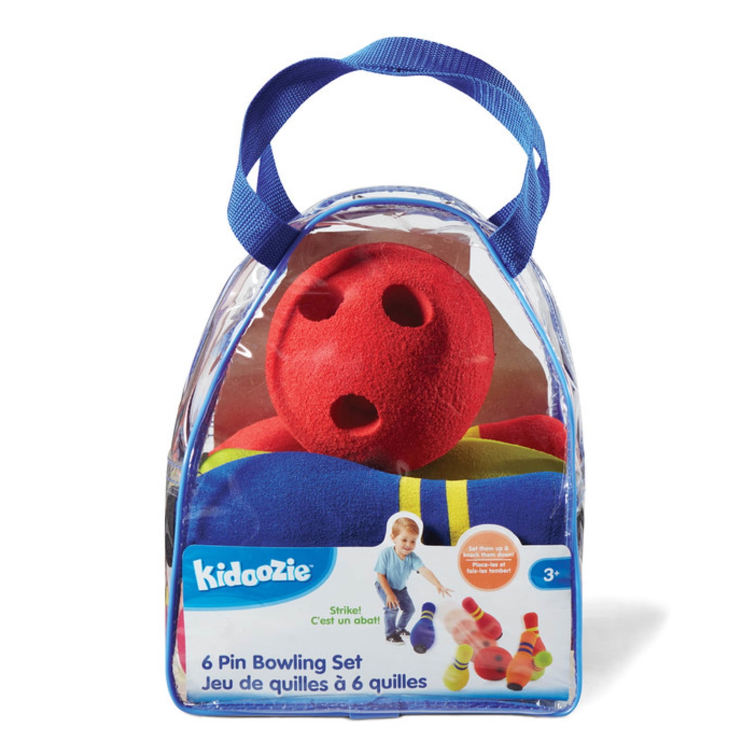 Kidoozie 6 Pin Bowling Set for Indoor and Outdoor Play Ages 3