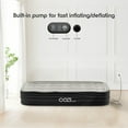 thumbnail image 4 of Cozi by Tzumi 13” Air Mattress, Inflatable Bed with Built-In Pump for Camping, Home, & Travel, Twin Size, 4 of 11
