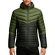 thumbnail image 4 of Ceisia Men's Winter Warm Stand Collar Zipper Cardigan with Pockets Windproof Water Gift Repellent Lightweight Puffer Jacket, 4 of 7
