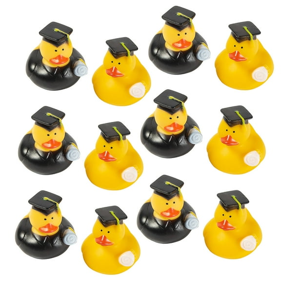 Fun Express Bulk 120 Pieces Graduation Rubber Ducks
