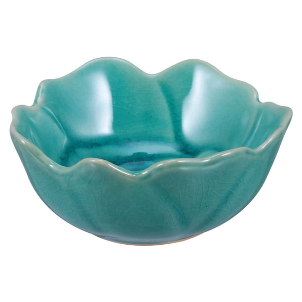 1 plato pequeño de cerámica, cuenco de cerámica para incienso, soporte para aceites esenciales, plato de cerámica