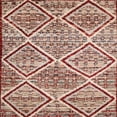 thumbnail image 1 of Ahgly Company Machine Washable Indoor Square Contemporary Brown Area Rugs, 5' Square, 1 of 7