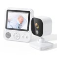 thumbnail image 1 of Monitor Inteligente Para Bebés, Visión Nocturna Por Infrarrojos, Modo De Ahorro De Energía VoX, Intercomunicador Bidireccional, Reproducción De Canciones De Cuna, Monitoreo De, 1 of 7
