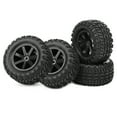 thumbnail image 2 of Pneus RC, Pneus RC Noirs, Pratiques avec 7 Rayons pour Camion de Course Télécommandé 1/10 ZD, 2 of 8