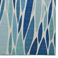 thumbnail image 2 of Outdoor Washable Pompano Blue & Ivory 3' x 5' Accent Rug, 2 of 8