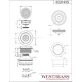 thumbnail image 7 of Westbrass COMBO PACK 3-1/2" Post Style Kitchen Sink and Waste Disposal Flange Strainers, Matte Black, 7 of 7