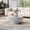 Retro White, variant on The Sanctuary 31.5'' Round Wood Coffee Table, Slide, For Living Room Bedroom Balcony, Espresso, For Apartment, For Small Spaces