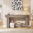 thumbnail image 5 of Tribesigns 63-Inch Long Console Table, Wooden Rectangular Sofa Table Behind The Couch, 5 of 5