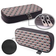 thumbnail image 4 of Lsque Dachshund Dog Heart Printed Big Capacity PU Leather Pencil Case Large Pencil Pouch Stationery Pen Bag Pencil Holder for Teen, 4 of 6