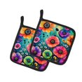 thumbnail image 1 of Paire de Porte-Casseroles Anémone Colorée, 1 of 1
