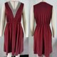 thumbnail image 3 of Vestido De La Honda De Las Mujeres Fiesta Vestido largo Casual Cóctel simple Vestidos largos Traje diario (Rojo vino XL) Ygjytge para Mujer Vino rojo T L, 3 of 7