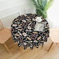 thumbnail image 3 of Nursing Tablecloth Round 60 Inch Table Cloth Cover Mat Holiday Party Decoration for Dining Room Home Kitchen Picnic, 3 of 6