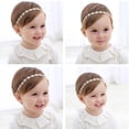 thumbnail image 3 of Bebé Niñas Diadema Arco Perla Banda Para El Cabello Diadema Flor Tocado Accesorios Para Diario Sweethay BA001404-03, 3 of 3