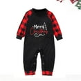 thumbnail image 2 of Kaemgyyd Family Christmas Pjs Matching Sets Long Sleeve Crew Neck Top and Plaid Bottom Trendy Sleepwear Loungewear 2 Piece Outfit, 2 of 6