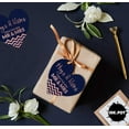 thumbnail image 6 of Inkdotpot 50 Pack Real Rose Gold Foil Paper Tag Hugs & Kisses From The Wedding Favor Hang Tag, 6 of 6