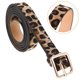 thumbnail image 5 of GOOHOCHY Cinturón de ocio para mujer con estampado de leopardo artificial, ideal para vaqueros, pantalones y vestidos (hebilla cuadrada)., 5 of 7
