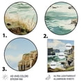 thumbnail image 3 of Designart "England Majestic Cliffsengland horizon II" Nautical & Beach Metal Wall Decor, 3 of 5