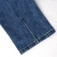 thumbnail image 6 of KIDSCOOL SPACE Little Girls Jeans, 5-14T Simple Design Boys Ribbed Waist Denim Pants,Mid Blue,4-5 Years, 6 of 6