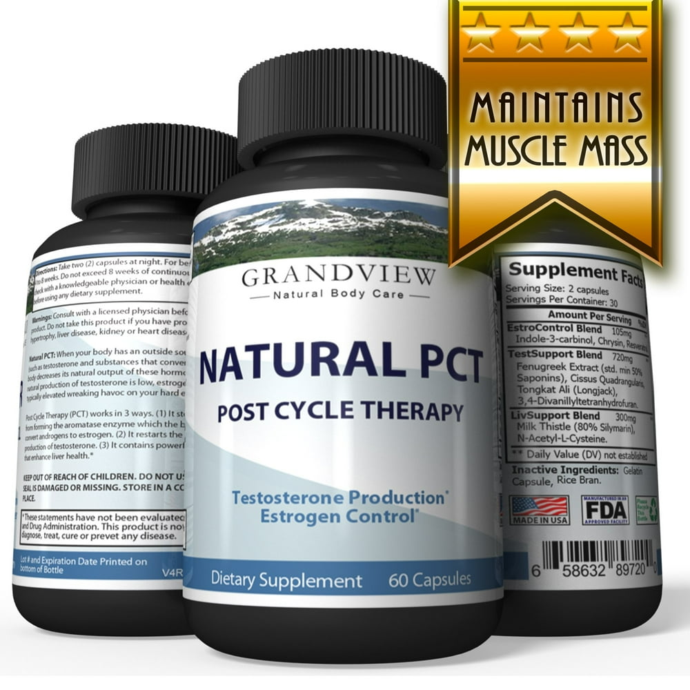 Natural PCTPost Cycle Therapy Kickstarts Natural Testosterone