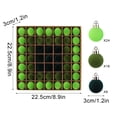 thumbnail image 4 of Hvmvliv 49 Pack Velvet Christmas Balls Flocked Tree Ornaments Plastic Hanging for Xmas Tree Holiday Decor, 4 of 8