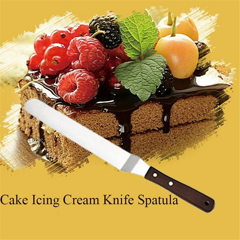10 Stainless Steel Icing Spatula for Cakes, Angled Spatula for Icing, Cake  Decoration, 10 - Fred Meyer