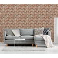 thumbnail image 3 of Brewster Jomax Red Warehouse Brick Paste The Wall Non Woven Wallpaper, 20.5-in by 33-ft, 56.4 sq. ft., 3 of 4