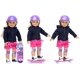 thumbnail image 4 of Sophia's Juego de patineta, casco y rodilleras para muñecas de 18", multicolor, 4 of 5