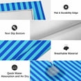 thumbnail image 6 of Violet Striped Outdoor Rug for Patio/Deck/Porch, Non-Slip Large Area Rug 5 x 7 Ft, Geometric Vertical Modern Minimalist Indoor Outdoor Rugs Washable Area Rugs, Reversible Camping Rug Carpet Runner, 6 of 8