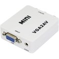 thumbnail image 1 of axGear VGA to AV RCA Composite Converter Adapter Box with Audio PC to TV USB Powered, 1 of 5