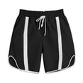 thumbnail image 5 of Shorts for Women Baggy Cargo Wide Leg Knee Length Shorts Elastic Waist Workout Running Yoga Athletic Bottoms, 5 of 5