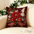 thumbnail image 6 of Christmas Pillow Covers for Decorations 18x18" Christmas Decorative Pillow Cases with Soft Fabric Hidden Zipper for Couch Sofa Bed, Soft and Breathable Home Decors Cushion Covers, 6 of 7