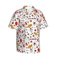 thumbnail image 2 of Easygdp Canada Day Men's Hawaiian Shirts Print Lapel Short Sleeve for Beach, vacation, party, casual occasions - X-Large, 2 of 9