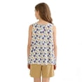 thumbnail image 3 of ShomPort Summer 2 Piece Outfits for Girl Comfy Knitting Cotton Tank Shirts and Shorts Set 4-16 Years, 3 of 7