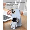 thumbnail image 5 of Compatible with Poco F5 Case for Women Men, Ultra Soft Xiaomi Poco F5 Phone Case with Stand Silicone TPU Plating Cute Astronaut Pattern Cases Cover (Blue), 5 of 13