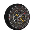 thumbnail image 1 of Custom Compass Rose And World Map Spare Tire Cover for RV SUV 4WD 4x4 l Adventure Car Wheel Protector Covers, 1 of 5