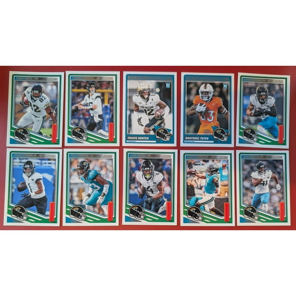 2025 SCORE NFL Jacksonville Jaguars Team Set Trevor Lawrence Travis Hunter RC #20