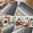 thumbnail image 5 of Area Rugs for Living Room Bedroom, Grey Ombre 4'x6' Rug Washable Carpet Runner Indoor Outdoor, Farmhouse Vintage Wooden Grain Texture Non Slip Accent Floor Mats Rug for Kitchen, Office, 5 of 8